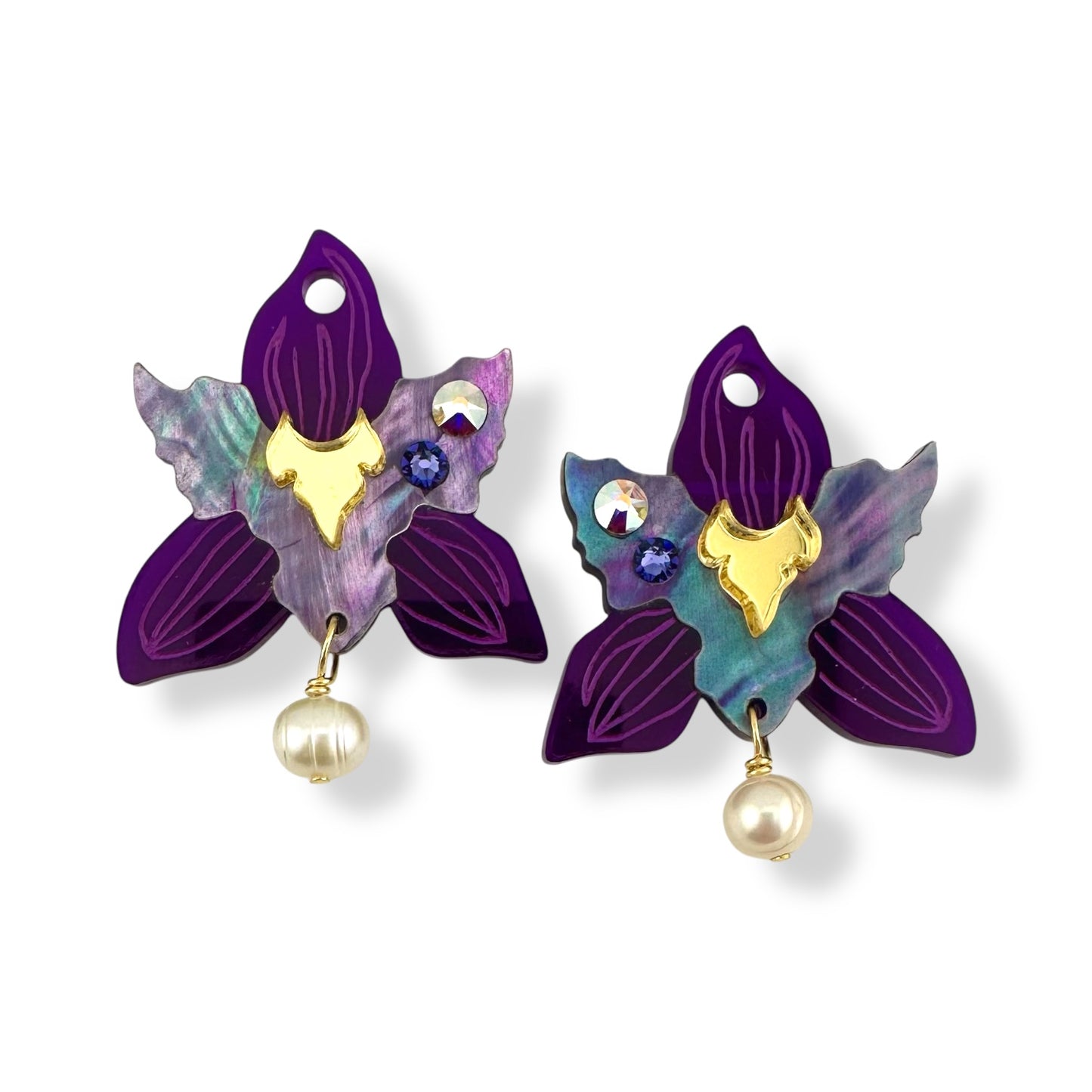 Happy Orchid Mini Charms