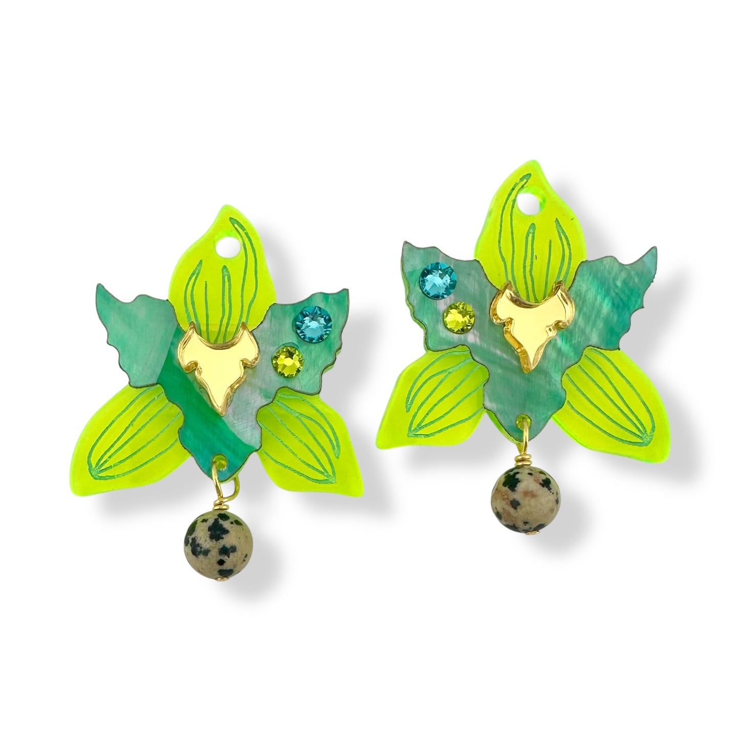 Happy Orchid Mini Charms