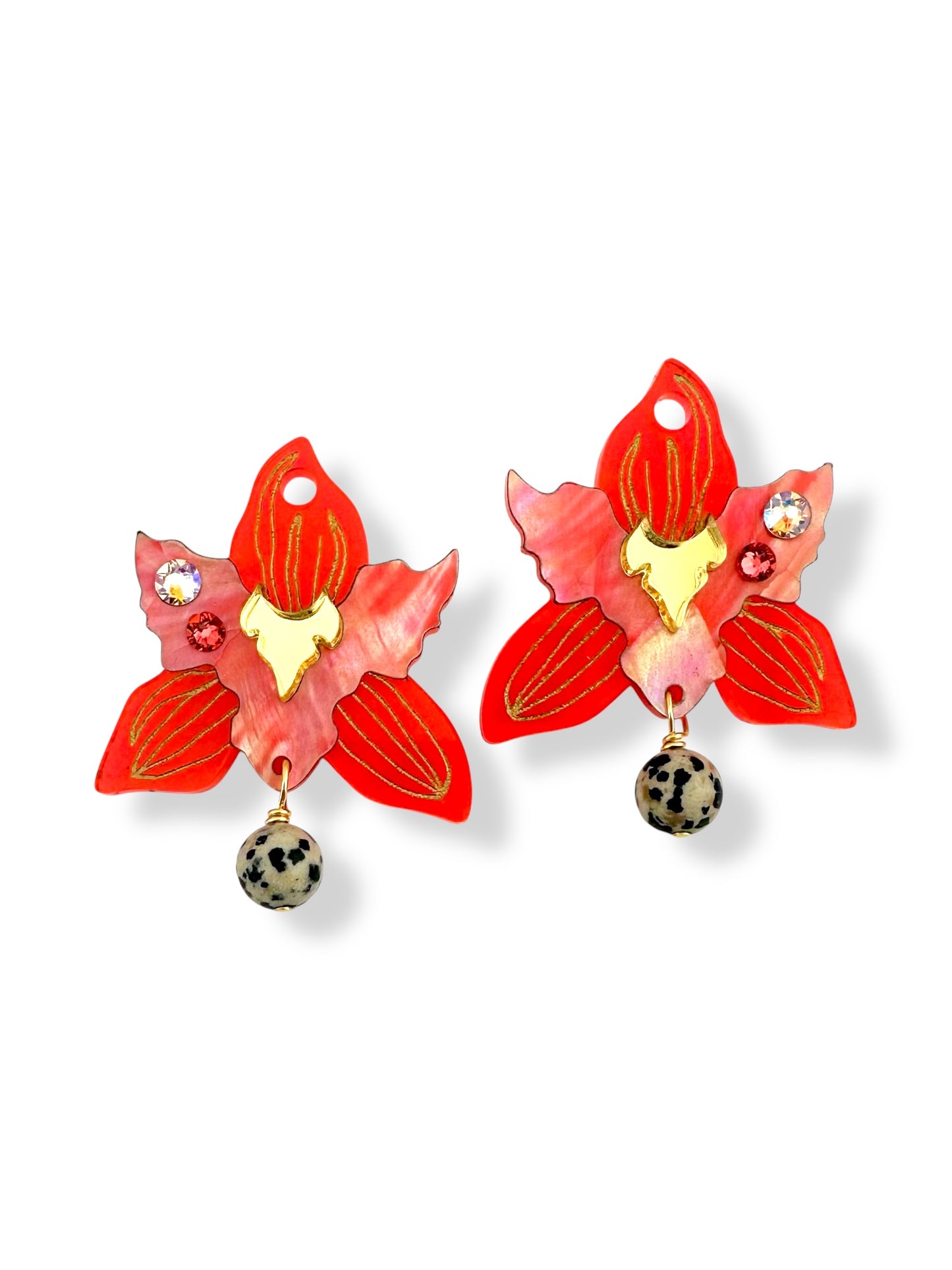 Happy Orchid Mini Charms