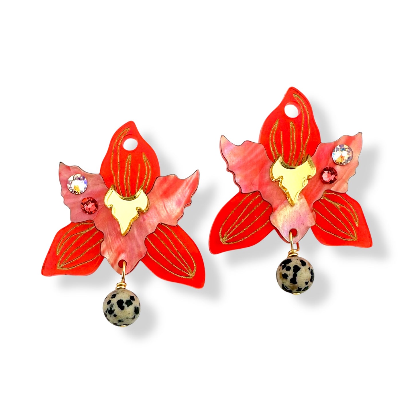 Happy Orchid Mini Charms