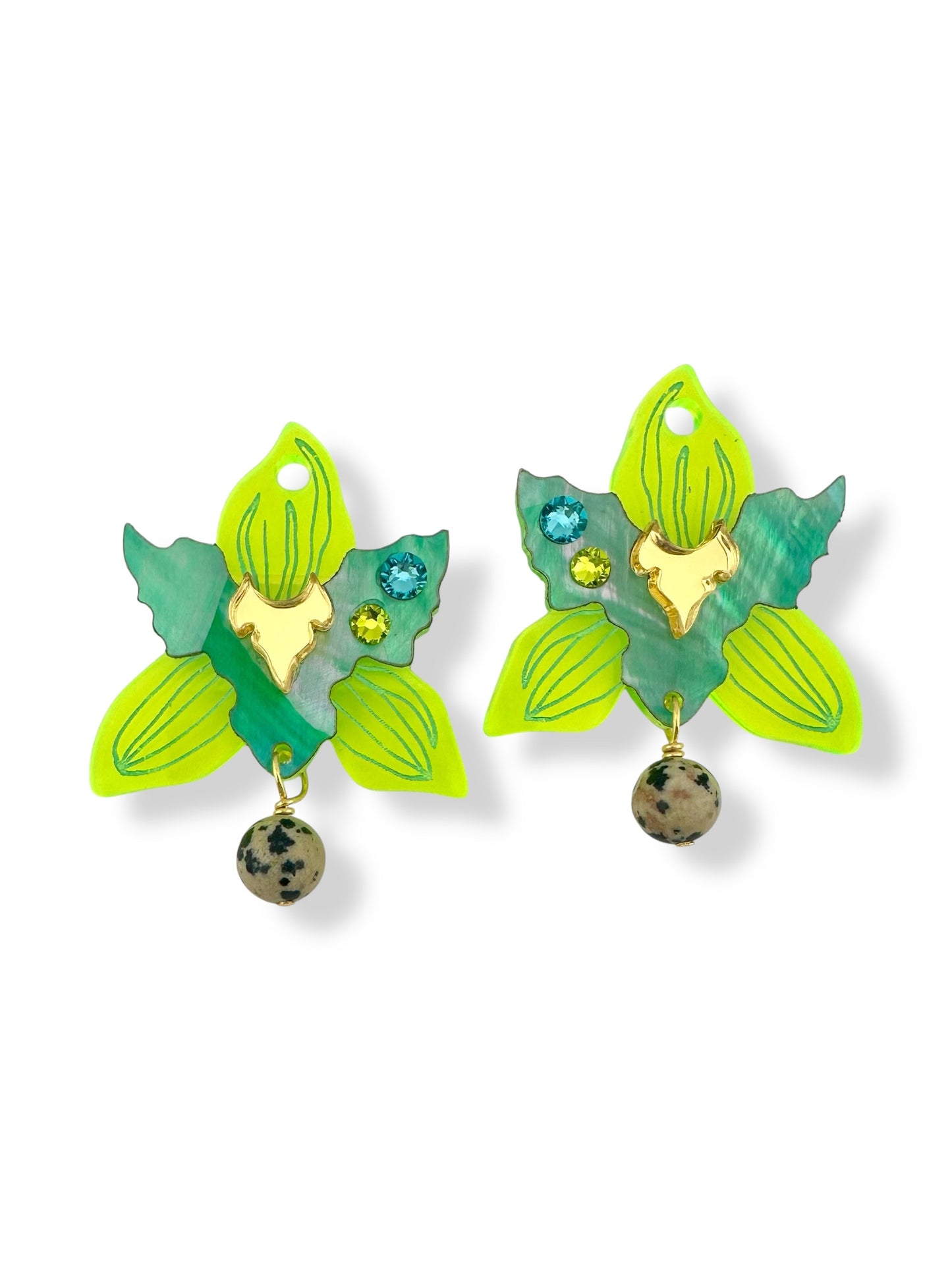 Happy Orchid Mini Charms