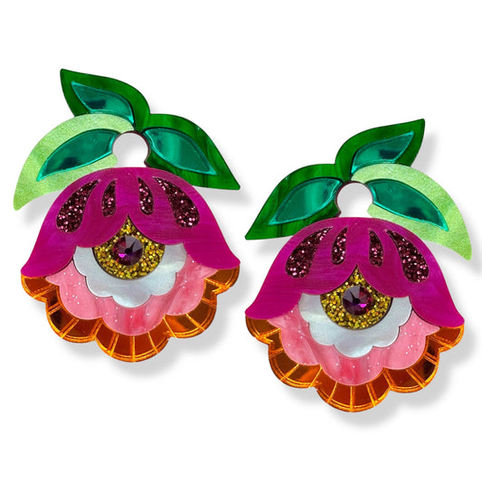 Chunky Fiesta Flower Charms