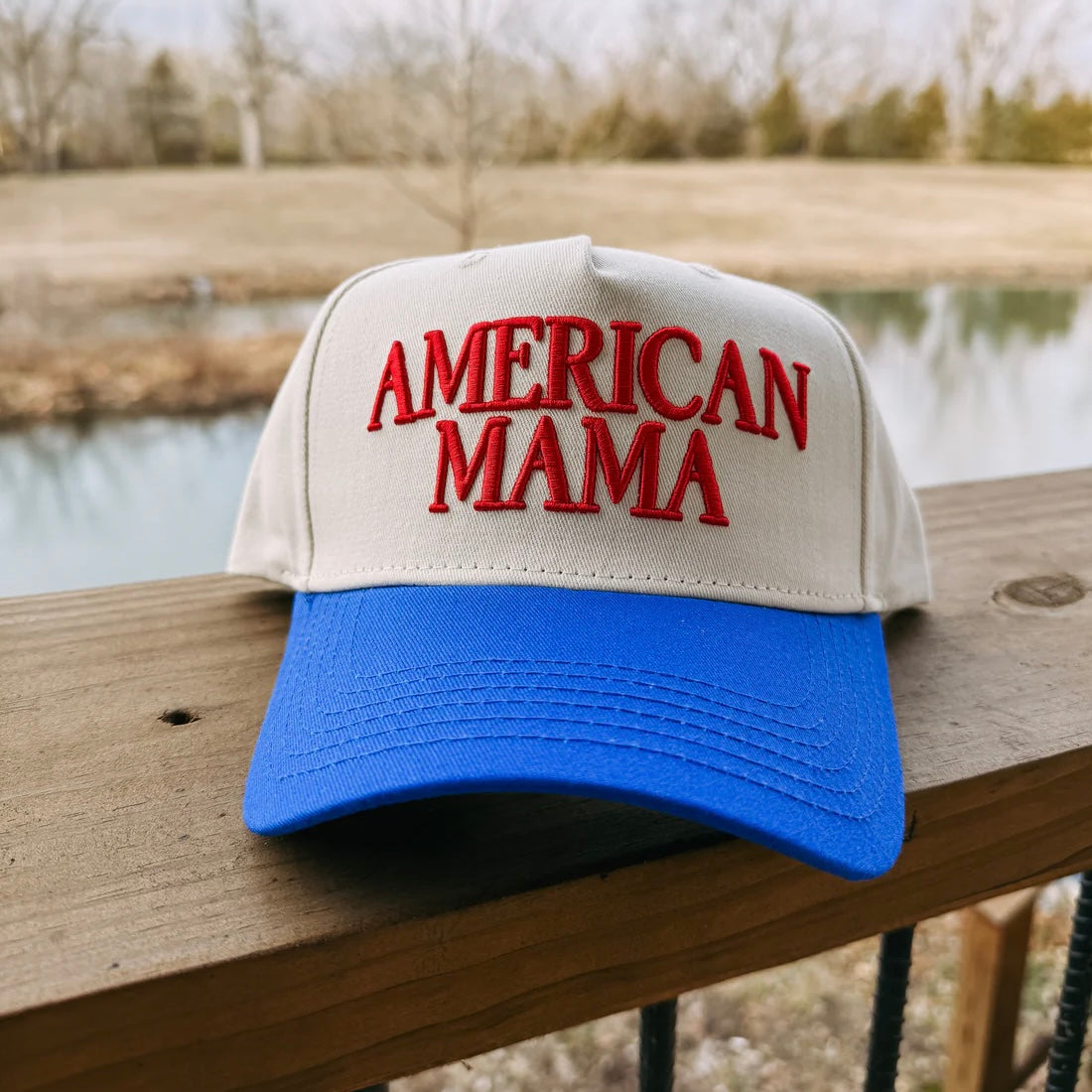 American Mama Trucker Hat