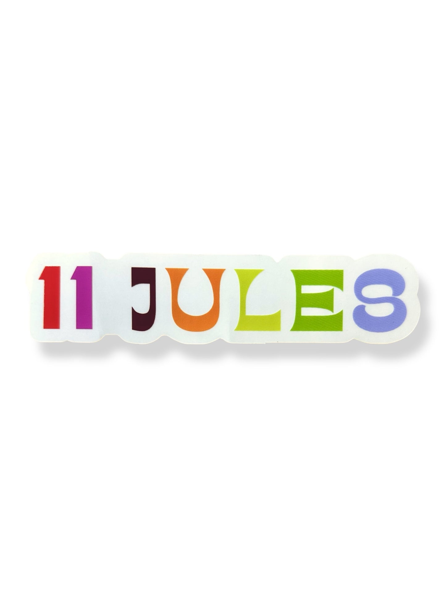 11 JULES Sticker