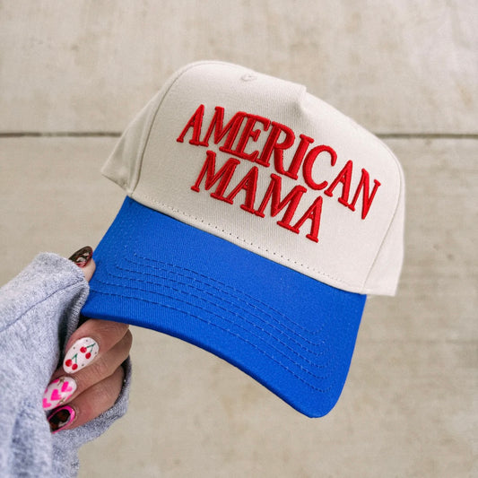 American Mama Trucker Hat