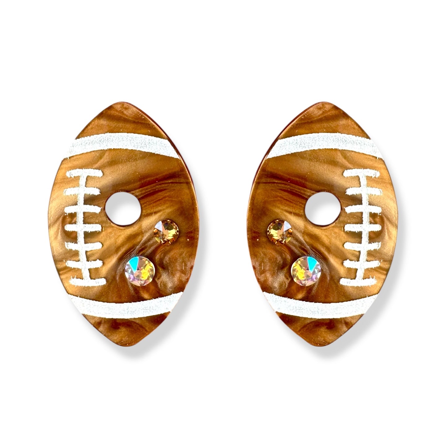 Chunky Football Charms