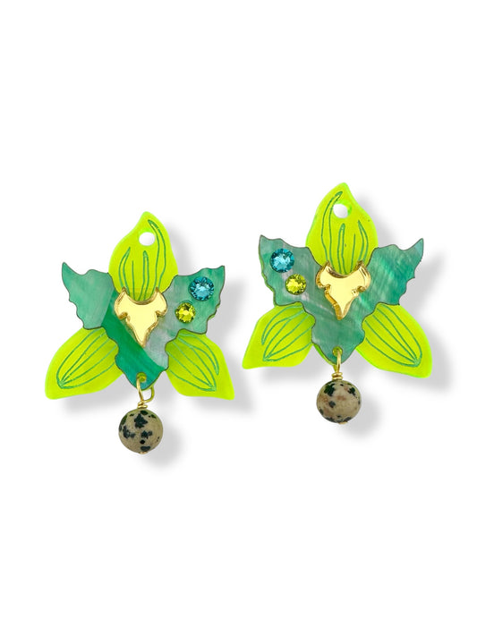 Happy Orchid Mini Charms