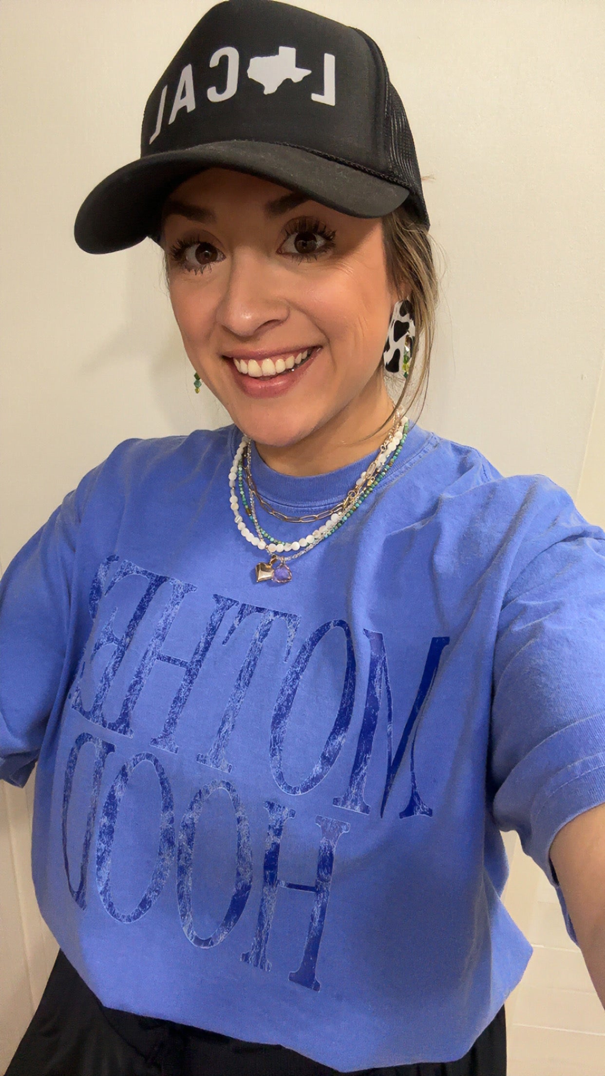Motherhood Tee ~ Blue/Blue