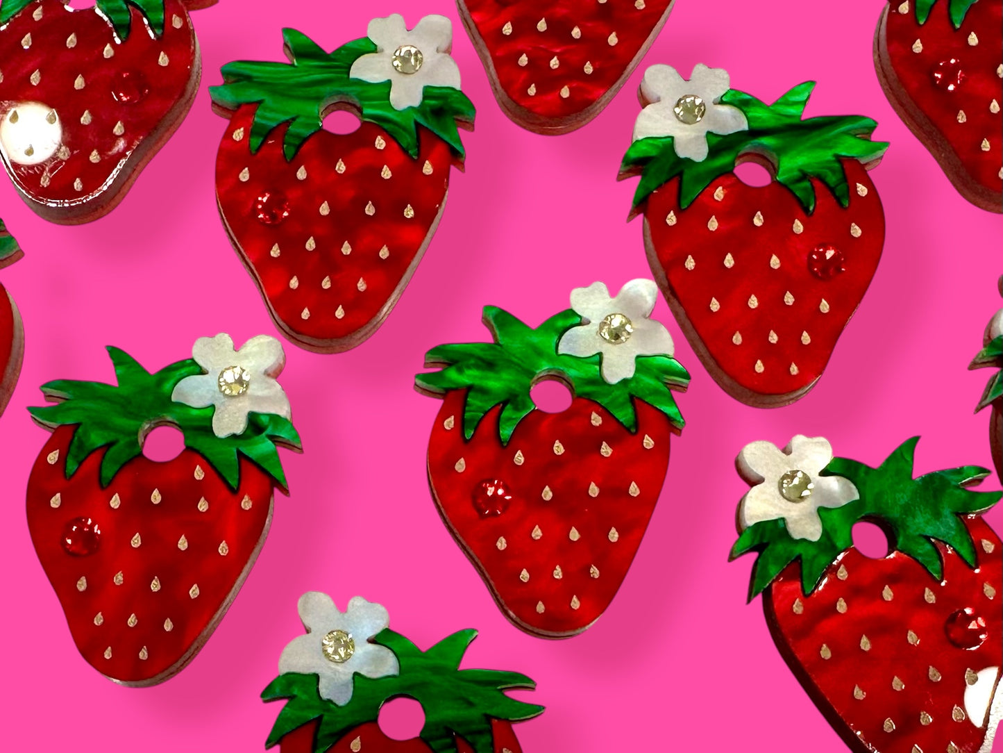 Chunky Strawberry Charms