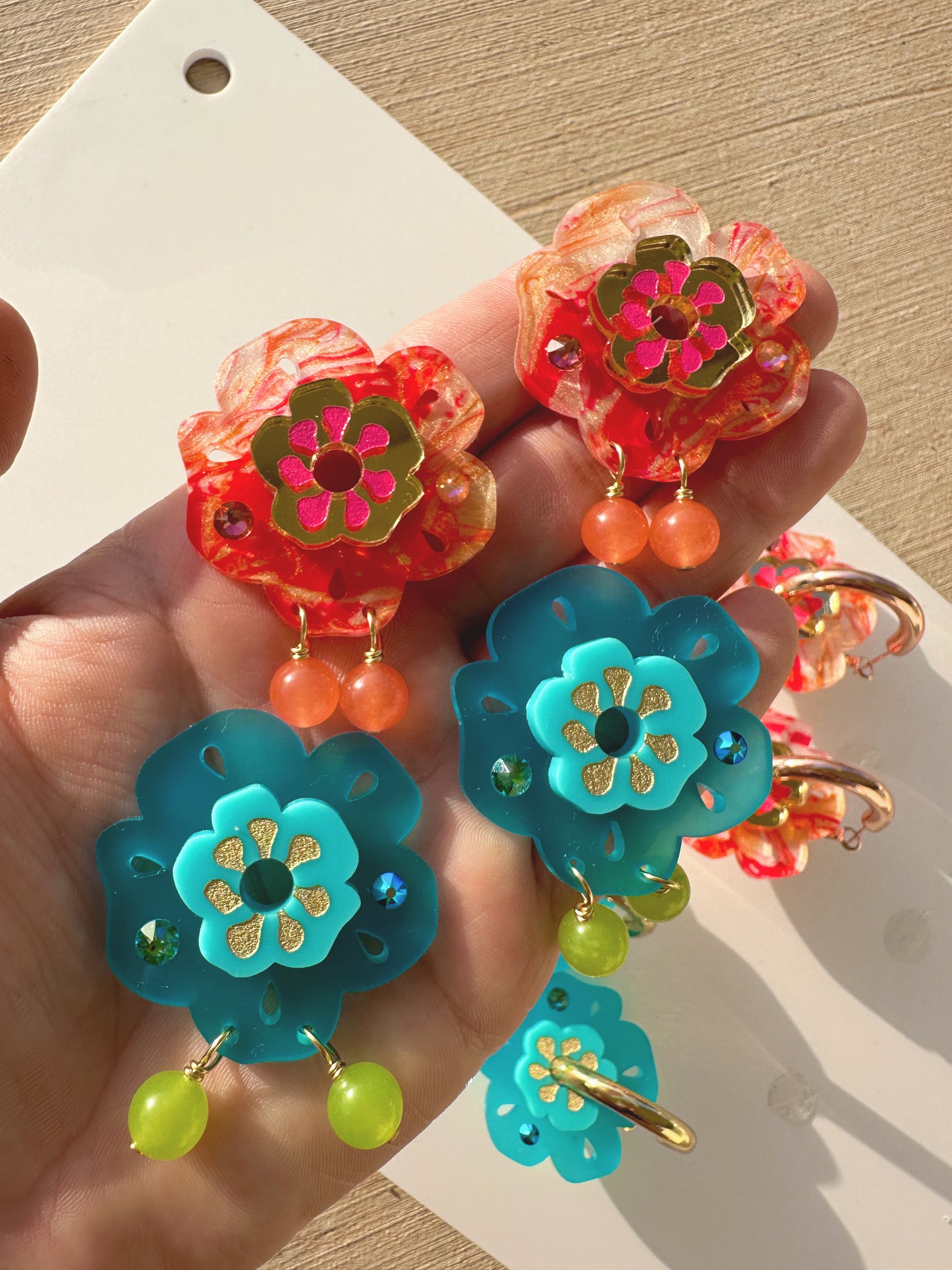 Chunky Sunshine Blossom Charms