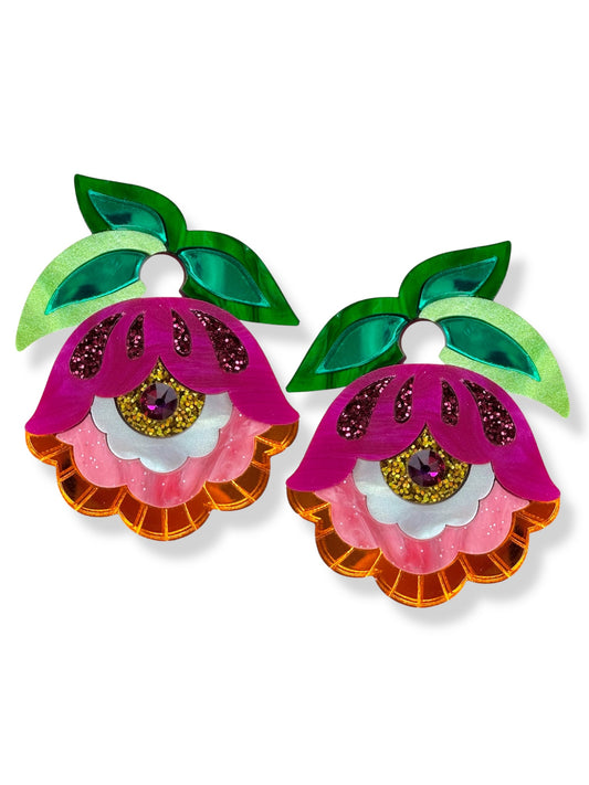 Chunky Fiesta Flower Charms